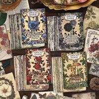 20 feuilles par paquet, série Chronicles of Plants, matériel floral vintage pour journal DIY, support décoratif