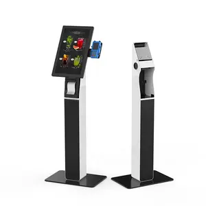 21,5 Zoll Boden stehende Selbstbedienungs-Touchscreen-Kiosk Selbst bestell maschine
