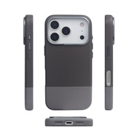Étuis de luxe en cuir PU à épissure magnétique pour téléphones portables iPhone 17, 13, 14, 15, 16 Pro Max, 17 Air avec bouton IA et coque de protection
