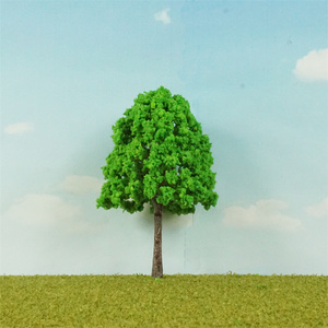 Modello ferrovia paesaggio 1:50 O scala alberi artificiali con polvere di albero verde - Product Image 6