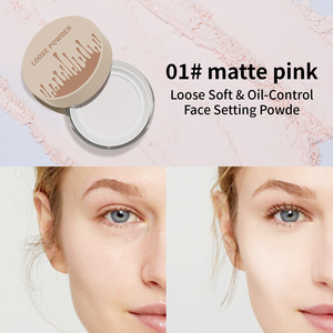 Aplicación suave Efecto de brillo Textura sedosa <span class=keywords><strong>Maquillaje</strong></span> <span class=keywords><strong>no</strong></span> comedogénico <span class=keywords><strong>Polvo</strong></span> suelto para <span class=keywords><strong>maquillaje</strong></span> de niñas - Product Image 3