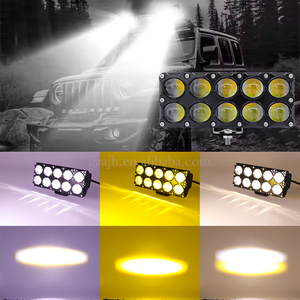 Projecteur de <span class=keywords><strong>moto</strong></span> auxiliaire à 10 lentilles 30W phares <span class=keywords><strong>antibrouillard</strong></span> de conduite blanc jaune lampe de tache de conduite électrique supplémentaire pour voiture tout-terrain - Product Image 3