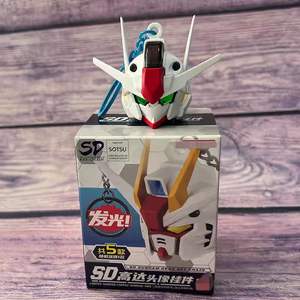 Les plus populaires, 100% authentiques, 9 pièces/ensemble, Anime japonais SD Gun Dams Head, Porte-clés, Boîte mystère, Yeux lumineux, Mini figurines d'action, Jouets - Product Image 4