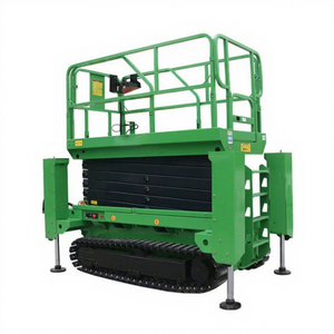 Plateforme élévatrice électrique autopropulsée en alliage d'aluminium, hauteur maximale 12,2 m, capacité 2 personnes, pour la construction - Product Image 1