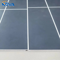 Panneaux muraux SPC effet carrelage blanc, imperméables, anti-huile, surface anti-UV, composite pierre-plastique pour salles de bain et zones humides, système de pose à clipser