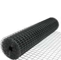Maille carrée soudée en fer électrogalvanisé revêtu de PVC pour clôture de jardin, cage à lapins, oiseaux, poulets, services de découpe et de soudage