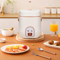 Nouveauté : Mini-cuiseur à riz mécanique 1,2 L, maintien au chaud automatique, cuve antiadhésive pour la cuisine quotidienne à la maison