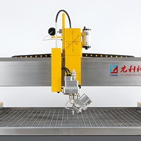 Machine de découpe à jet d'eau 5 axes SawJet Bridge, découpeuse hybride pour dalles de pierre, marbre, granit, quartz, céramique