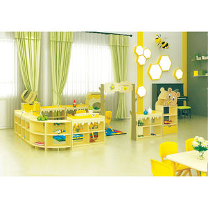 منتجات أثاث رياض الأطفال بطاولة وكرسي للأطفال ، أثاث ومعدات حديثة لمرحلة ما قبل المدرسة ، مجموعة واحدة - Product Image 5