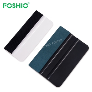 Micro Suede Felt Squeegee Cửa Sổ Tinting Công Cụ Đen Vinyl Squeegee - Product Image 4