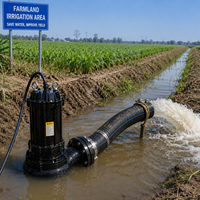 Pompe à eaux usées submersible étanche SQHB 5,5 CV, 220/380 V, pour usage résidentiel et industriel