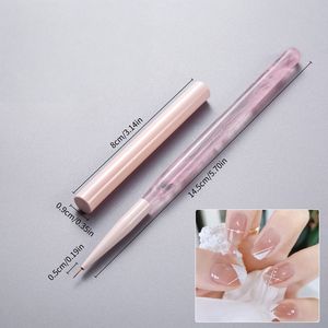 Juego de 13 Pinceles de Nailon <span class=keywords><strong>para</strong></span> Decoración de Uñas, Color Rosa Mármol, Pinceles Profesionales <span class=keywords><strong>para</strong></span> <span class=keywords><strong>Delineado</strong></span>, Degradado y Detalles - Product Image 3