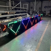 Table de DJ LED RGB DMX étanche, éclairage de scène pour DJ, comptoir de DJ pour bar, boîte de nuit, fête, spectacle