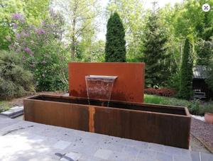 Fuente de Cascada de Acero Corten para Decoración de Jardín Moderna - Product Image 6