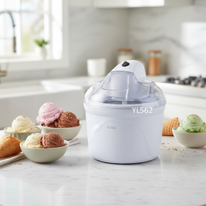 Machine à glace <span class=keywords><strong>électrique</strong></span> professionnelle en acier inoxydable à refroidissement automatique, capacité de 1,36 litre pour usage domestique - Product Image 6