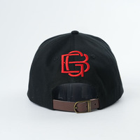 Nieuwe Mode Klassiek Katoen Gestructureerd Geborduurd Gebogen Rand 5 Panel Baseball Cap Dagelijkse Sport Caps Dot Fruit Dobby Made Oxford
