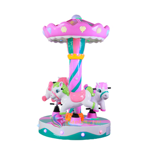 Manège Carousel 9913 pour parc d'attractions, extérieur, pour enfants, construction en fibre de verre et métal, certifié CE, capacité de 5 à 10 passagers - Product Image 1