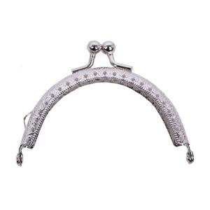 8.5cm en gros métal sac à main cadre Antique baiser poignée fermoir pour sac portefeuille bouche Clip maroquinerie artisanat bricolage - Product Image 5