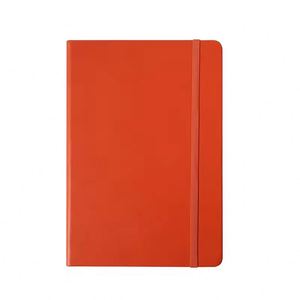 A6 <b>A5</b> Lined Diary Personalized PU Leather <b>Notebook</b> With Elastic Band Custom School Supplies - Product Image 4