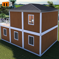 Nouvel arrivage de maison en conteneur préfabriquée à bas prix Maison modulaire en conteneur plat de luxe