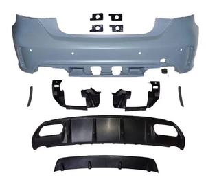 Kit de carrocería completo para Mercedes-Benz W176 Clase A 2016-2018, actualización al estilo <span class=keywords><strong>A45</strong></span> AMG, parachoques delantero y trasero, difusor, faldones laterales, parrilla GT - Product Image 2
