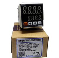 TCN4M-24R 72-72 Pengontrol Suhu Layar Ganda AC100-240V Output Relay TC PT100 Kompatibel untuk Oven Mesin Vulkanisasi