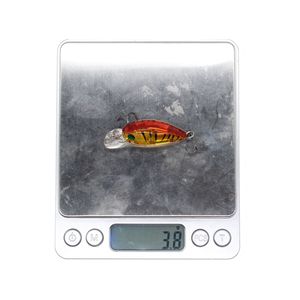 Aotuo Leurre dur flottant et nageur réaliste de 4,8 cm et 4 g, type mini crankbait, pour la pêche au bar et au zacco en eau douce - Meilleure vente - Product Image 2