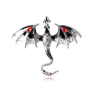 2026 Nieuwe Stijl Groothandel Modieuze Broche Speld Op Maat Gemaakte Spelden Metalen Logo Badges Draken Spelden - Product Image 5