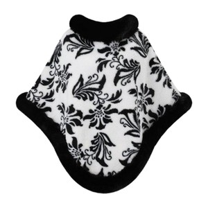 Chal de Moda para Mujer con Ribete de Piel Sintética, Capa Cálida de Invierno, Elegante Capa Jacquard para Deportes de Nieve y Vacaciones Navideñas - Product Image 2