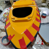 Coque de bateau d'hydrographie OEM personnalisée en PRV (Plastique Renforcé de Fibres) légère, haute résistance, résistante à la corrosion et à faible entretien
