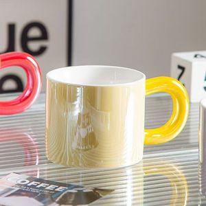 Nueva Taza de Cerámica de Estilo Moderno, Apilable, Ecológica, Apta para Lavavajillas y Microondas, con Asa Grande y Acabado Glaseado, Personalizable - Product Image 5
