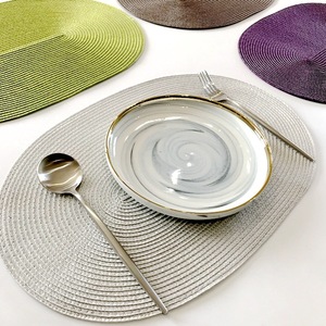 Beige Stoff Tischs ets Baumwolle Leinen mischung Wasch bare Bauernhaus Tischs ets für Esstisch Hochzeit Mittelstücke Tisch dekoration - Product Image 1