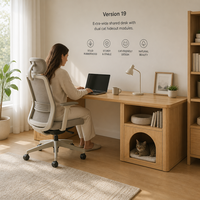 Bureau d'angle triangulaire en acrylique pour le bureau à domicile, rangement pour petits espaces, en plastique