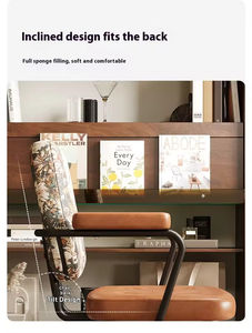 Fauteuil releveur moderne et confortable pour les élèves du collège et des lycées, conception spéciale du dossier pour l'étude et le travail au bureau - Product Image 4