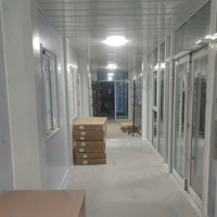 Maison conteneur FLKT en kit avec toilettes publiques et salle de douche, unité modulaire préfabriquée mobile en conteneur maritime