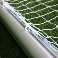 But de football mobile professionnel réglable en aluminium robuste avec roues Vance Sports |   But de football facile à assembler pour