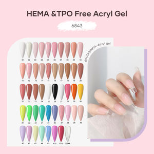 MissGel OEM 네일 아트 살롱 하이 퀄리티 연장 젤 15g 30g 개인 라벨 HEMA 및 TPO 무료 아크릴 빌더 UV 폴리 네일 젤 - Product Image 1