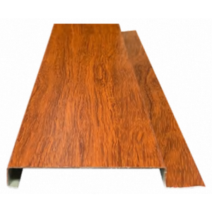Paneles <span class=keywords><strong>de</strong></span> Techo Metálicos con Diseño Moderno en Color Madera, Recubiertos en Polvo, Listones <span class=keywords><strong>de</strong></span> Aluminio Lineales para Decoración <span class=keywords><strong>de</strong></span> Interiores - Product Image 1
