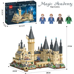 [Ingrosso e Dropshipping] Modello Gigante del Castello <span class=keywords><strong>di</strong></span> <span class=keywords><strong>Hogwarts</strong></span> ad Alta Difficoltà, Giocattolo DIY in Plastica ABS, Regalo - Product Image 2