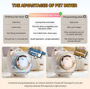 Secadora Inteligente para Mascotas de 80L, Moderna, de Lujo, Antibacteriana, Ecológica, de Plástico ABS, Personalizable, para Perros y Gatos, 110-240V, OEM/ODM, Sin Perfume - Product Image 5