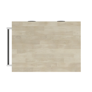 Chariot de cuisine en bois d'ingénierie charmant de 32 pouces avec espace de travail et porte-serviettes pour la préparation, le service et le rangement dans la cuisine, station à café idéale - Product Image 4