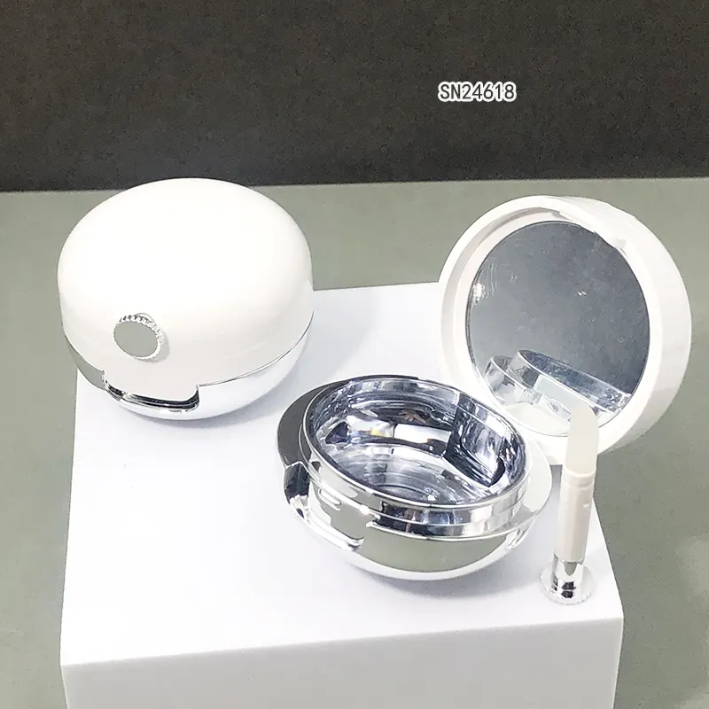 Rỗng Tách Chai Cho Lip Phim Lip Mặt Nạ Jar Trắng Lip Balm Container Với Bàn Chải Stick Applicator Mini Mặt Kem Jar