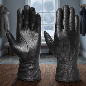 Guantes Deportivos de Seguridad para Mujer, Térmicos, Transpirables, Ecológicos, Hasta el Codo, de Algodón/Poliéster/Spandex para Invierno - Product Image 3