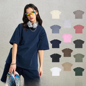 T-shirt in cotone 100% con molatura a 2025 stile retrò a manica corta in tinta unita Anti-pilling da uomo - Product Image 2