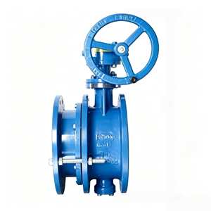 Valvola a <span class=keywords><strong>Farfalla</strong></span> a Doppio Eccentrico Manuale con Guarnizione Morbida, Tipo Telescopico, Disponibile OEM, per Acqua, Dimensione Porta 3in-12in, Garanzia 3 Anni - Product Image 2
