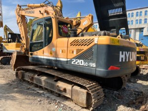 Used Hyundai 220-9S Excavator for Sale 22 Ton Crawler Machine <b>CAT</b> 320D PC220 ZX200 Ready to Work - Product Image 2
