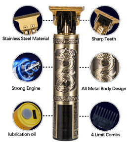 PearlMax LCD Display Dragon Hair Clipper Venta caliente Uso en el hogar Corte de pelo Peluquería para hombres y uso en el salón - Product Image 5