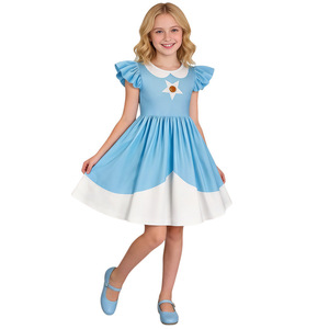 Disfraz de Princesa de Super Mario para Niña, Vestido de Manga Voladora para Cosplay, Disfraz para Fiesta de Halloween - Product Image 1