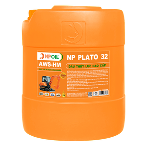 NPOIL Hydraulic oil PLATO 32 HM Can 18L Pail 18L Drum 200L Industrial Oil / Hydraulic Oil Base oil & Premium Additives - Product Image 1