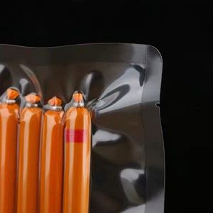Bolsa de embalaje de plástico sellada al vacío para alimentos, productos de fábrica duraderos personalizados para alimentos, carne, pan de verduras en stock - Product Image 3